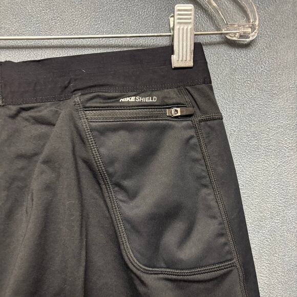 Nike Shield Running Tights Pants Compress Athletic Performance Track Reflective - Picture 15 of 16
